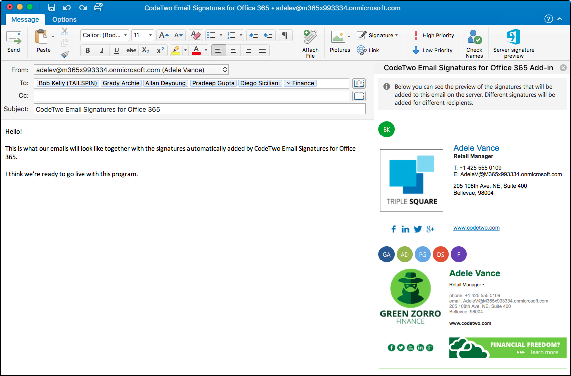 outlook 365 email app for mac